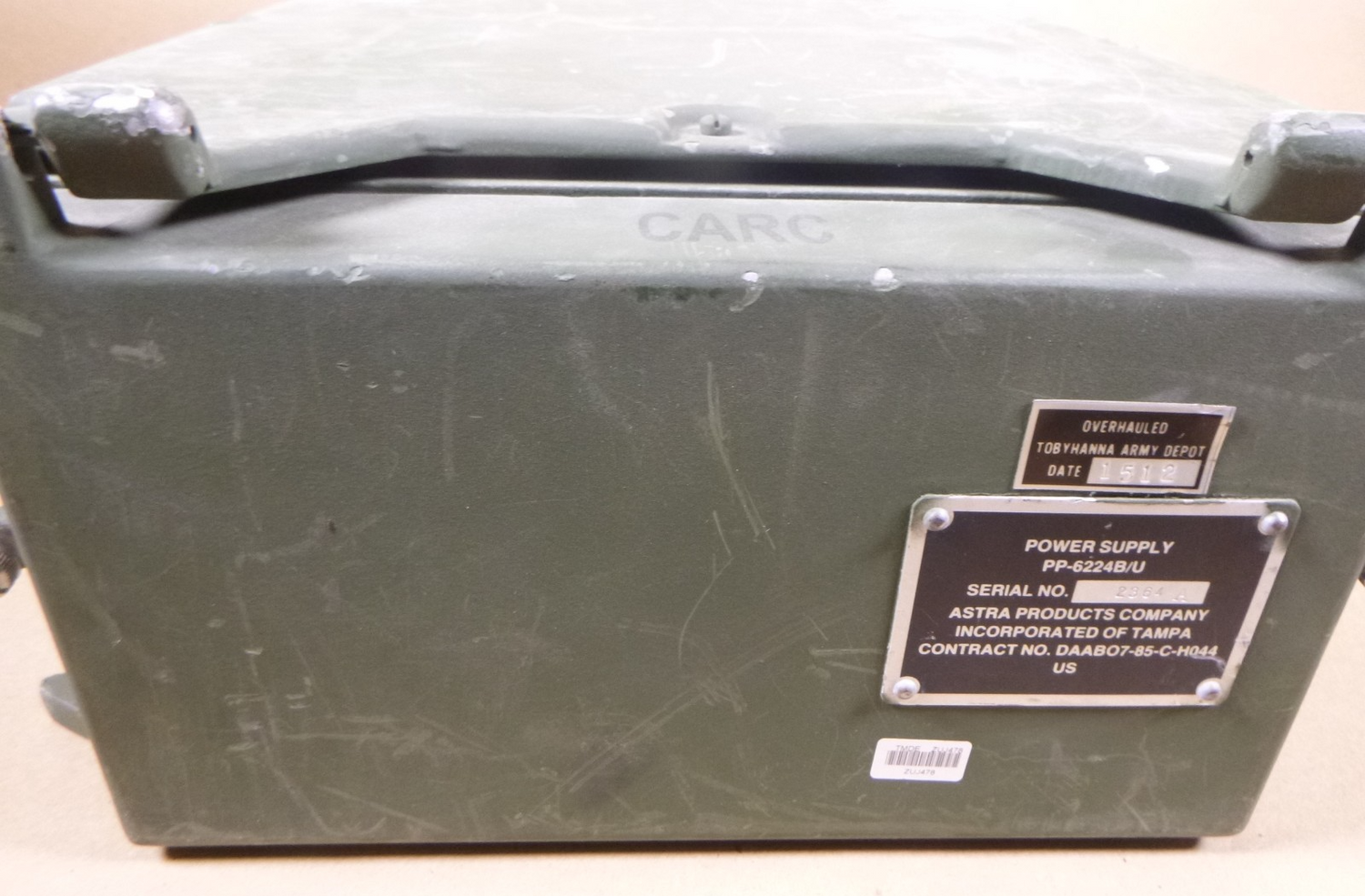 USED PP-6224B/U Astra Products Tactical Power Supply 24V USGI , 6130-01-223-0267 | Industrial MRO Replacement Parts, Manufacturing Machine Parts &amp; Components, Heavy Equipment Parts Supplier