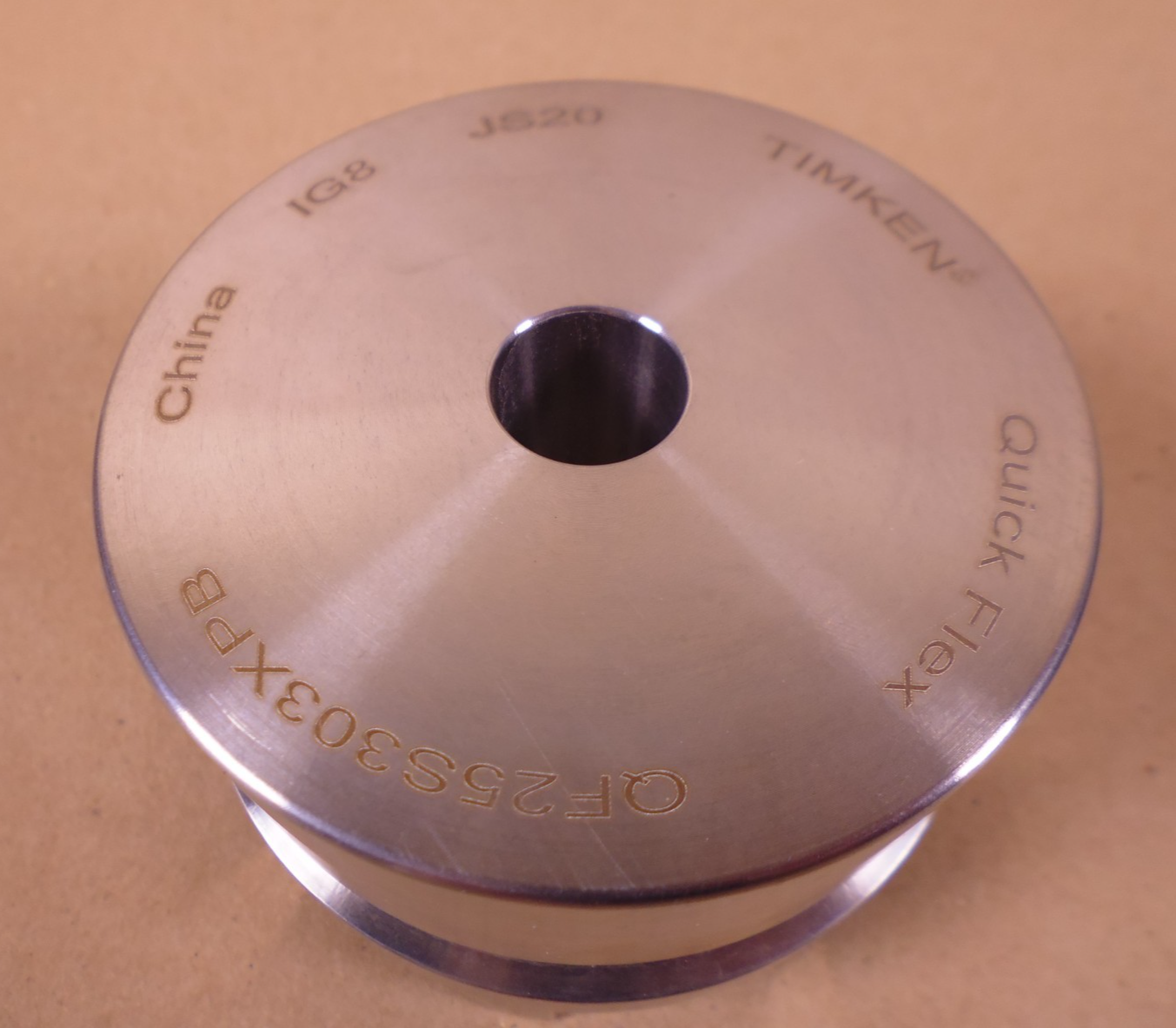 Timken QF25S303XPB Quick Flex 5/8" Pilot Bore Standard Coupling Hub Stainless | Industrial MRO Replacement Parts, Manufacturing Machine Parts &amp; Components, Heavy Equipment Parts Supplier