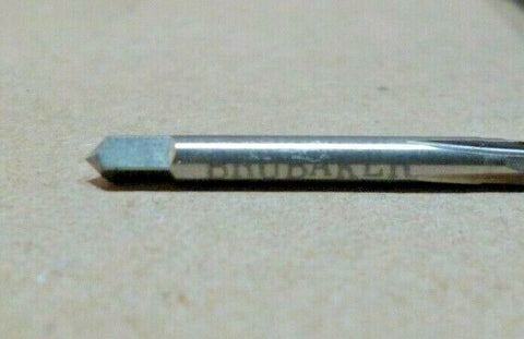 #4/0 HIGH SPEED STEEL STRAIGHT FLUTE TAPER PIN REAMER BRUBAKER - MADE IN U.S.A.