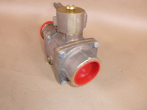 Elkhart 2896 Cast Brass 2.5" Hydro-Loc Threaded Apparatus Valve Fire Truck