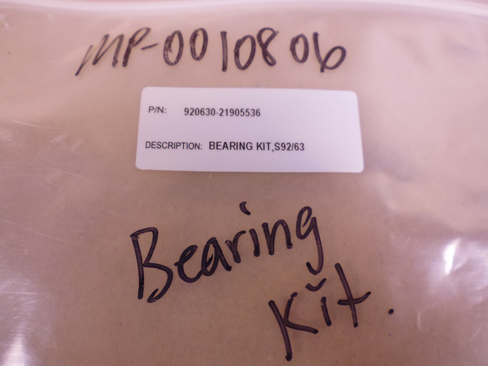 Bray 920630-21905536 Bearing Kit S92/63 + Seal Kit S92/63 920630-21904560 | Industrial MRO Replacement Parts, Manufacturing Machine Parts &amp; Components, Heavy Equipment Parts Supplier