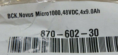 ALPHA 870-602-30 BATTERY CABLE FOR NOVUS MICRO 1000 48VDC 4x9.0Ah | Electrical MRO Replacement Parts &amp; Components and Commercial Electrical Supplies Company