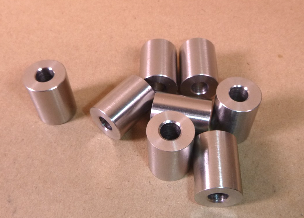 5/16" id x 3/4" od x 1" Tall Stainless Steel Standoff Spacer Bushing (8 Pcs) | Industrial Replacement Nuts &amp; Bolts Distributor and Machinery Screws &amp; Fasteners Supply