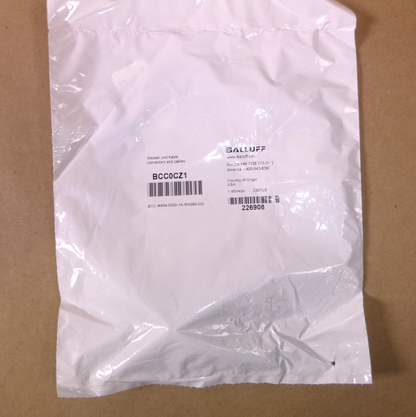 BCC0CZ1 Balluff Single Ended Cordset, 12M Female to Pigtail, 2 Meter 4 Pin | Electrical MRO Replacement Parts &amp; Components and Commercial Electrical Supplies Company