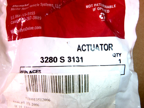 3280S8131 MERITOR AIR BRAKE ACTUATOR ASSEMBLY 3280-S-8131 FMTV, LVSR, MRAP | Genuine FMTV Replacement Parts, LMTV Parts For Sale and Military Surplus Medium Tactical Vehicle Parts & Components