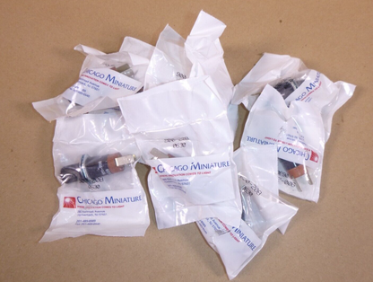 (Lot of 9) Chicago Miniature 900-208 Indicator Lamp Holder 120 Volt QDT Tabs | Electrical MRO Replacement Parts &amp; Components and Commercial Electrical Supplies Company