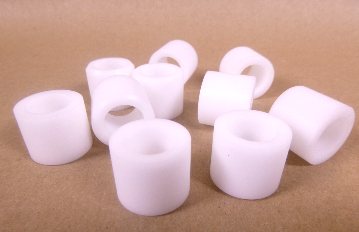 0.558" ID x 0.868" OD x 3/4" Tall Acetal POM Bushing, Spacer, Standoff (10 Pcs) | Industrial Replacement Nuts &amp; Bolts Distributor and Machinery Screws &amp; Fasteners Supply