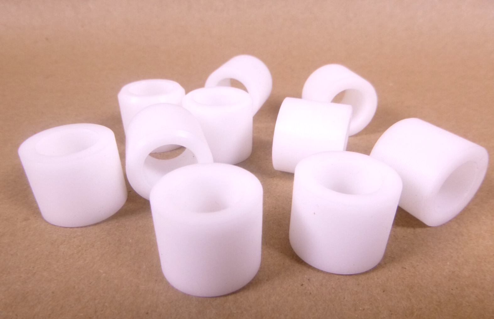 0.558" ID x 0.868" OD x 3/4" Tall Acetal POM Bushing, Spacer, Standoff (10 Pcs) | Industrial Replacement Nuts &amp; Bolts Distributor and Machinery Screws &amp; Fasteners Supply