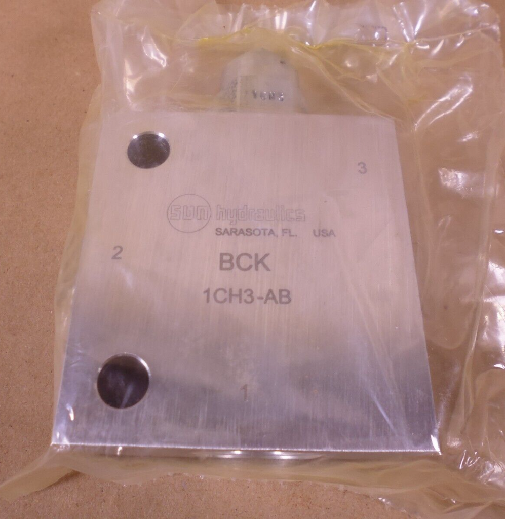 Sun Hydraulics CBEA-LAN-BCK Cartridge Valve CBEALAN 1CH3-AB , 4820-01-453-6133 | Industrial MRO Replacement Parts, Manufacturing Machine Parts & Components, Heavy Equipment Parts Supplier