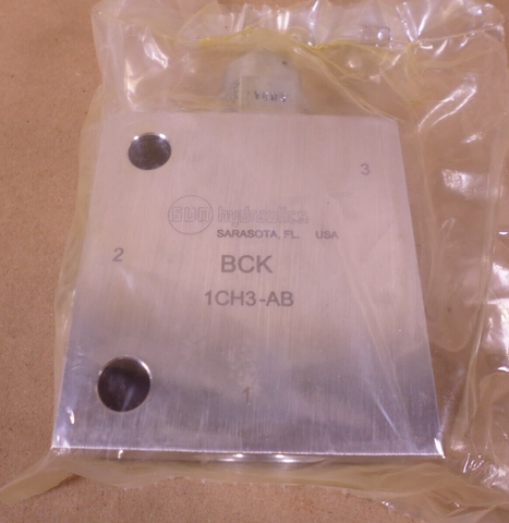 Sun Hydraulics CBEA-LAN-BCK Cartridge Valve CBEALAN 1CH3-AB , 4820-01-453-6133 | Industrial MRO Replacement Parts, Manufacturing Machine Parts & Components, Heavy Equipment Parts Supplier