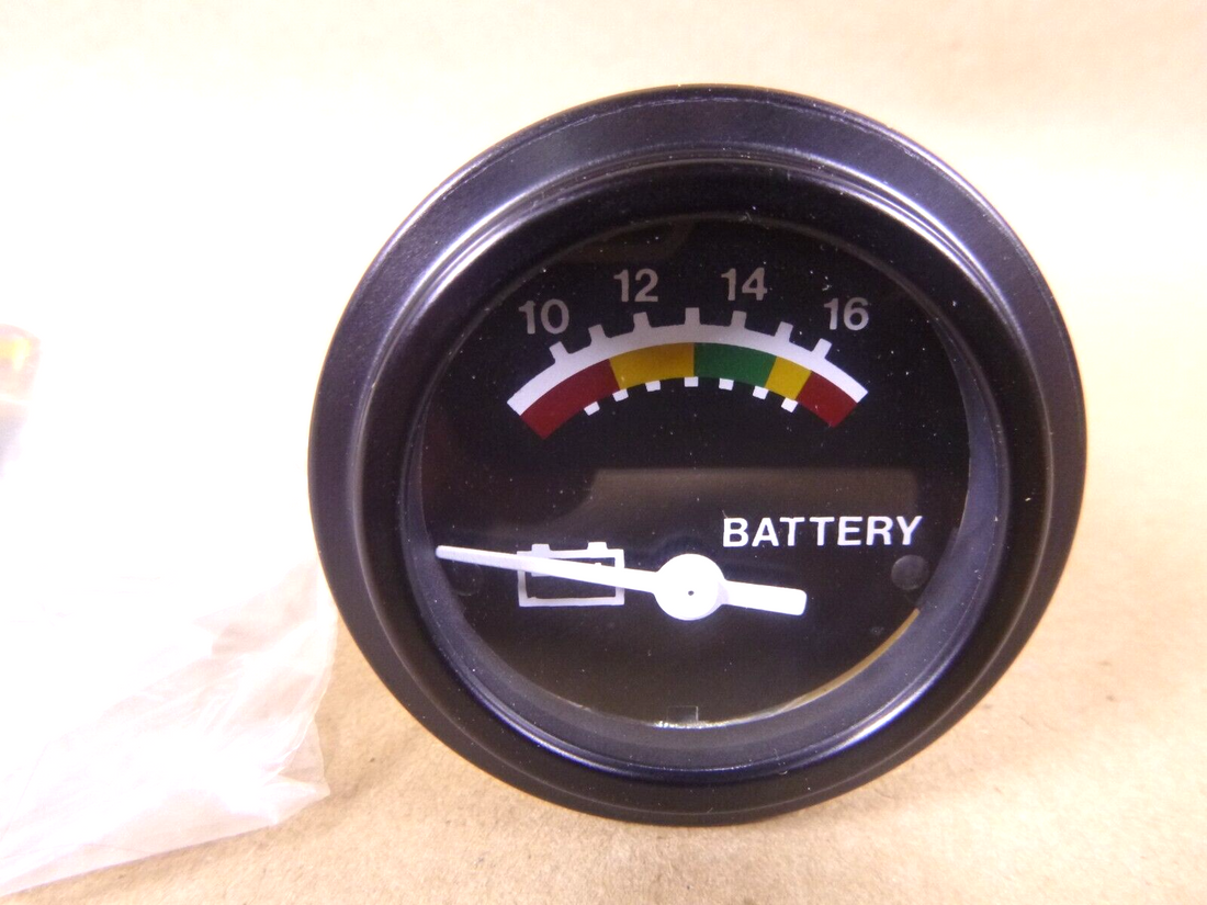 Datcon USA 2" / 52mm Voltmeter 830CU, 07583-18, 0-18 Volt Battery Voltage Meter | Replacement Truck Parts, Trailer Accessories, Automobile Supplies, Car Parts &amp; Accessories