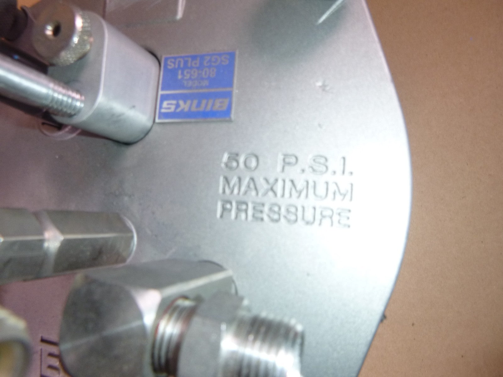 USED Binks SG2 Plus Pressure Cup With Gast Rotary Agitator 2 Quart Model 80-651 | Industrial MRO Replacement Parts, Manufacturing Machine Parts &amp; Components, Heavy Equipment Parts Supplier