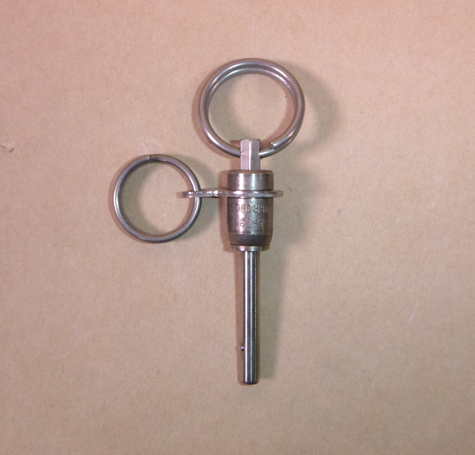 3/16" Shank x 0.90" Grip Length 17-4 Stainless Ball Lock Quick Release Pin USA | Industrial Replacement Nuts &amp; Bolts Distributor and Machinery Screws &amp; Fasteners Supply