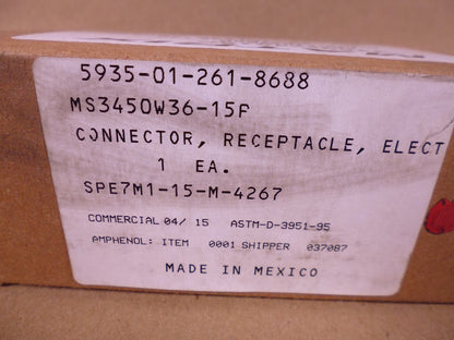 Amphenol MS3450W36-15P Matrix Electrical Connector Mil 36-15 | Electrical MRO Replacement Parts &amp; Components and Commercial Electrical Supplies Company