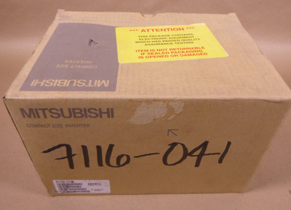 FR-E720-175-NA Mitsubishi E700 Series Inverter 5HP 200-240VAC 3PH | Electrical MRO Replacement Parts &amp; Components and Commercial Electrical Supplies Company