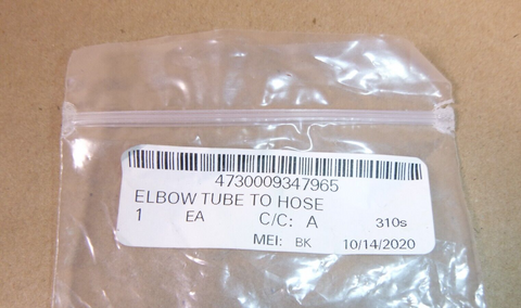 USGI Eaton Elbow Nipple MS27390-4C, G65104-4, 4730-00-934-7965