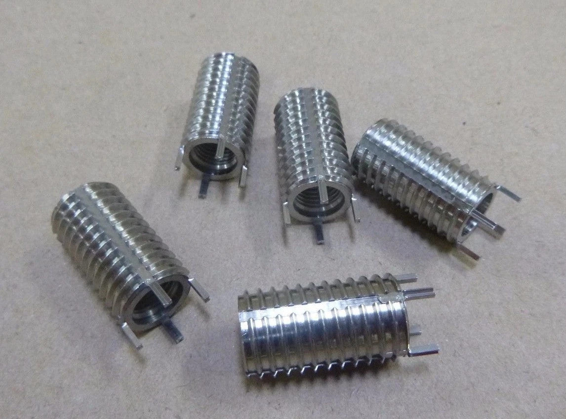 (5x) 3/8-24 x 1" Stainless Steel Key Locking Threaded Insert 9/16-12 Ext Thread | Industrial Replacement Nuts &amp; Bolts Distributor and Machinery Screws &amp; Fasteners Supply