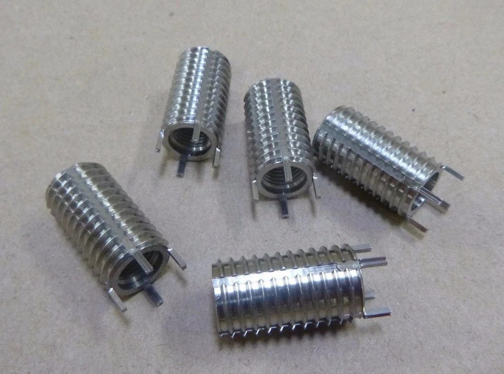 (5x) 3/8-24 x 1" Stainless Steel Key Locking Threaded Insert 9/16-12 Ext Thread | Industrial Replacement Nuts & Bolts Distributor and Machinery Screws & Fasteners Supply