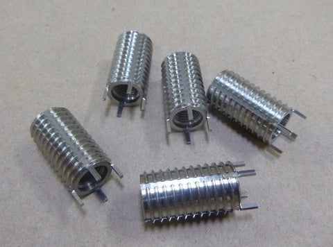 (5x) 3/8-24 x 1" Stainless Steel Key Locking Threaded Insert 9/16-12 Ext Thread | Industrial Replacement Nuts & Bolts Distributor and Machinery Screws & Fasteners Supply