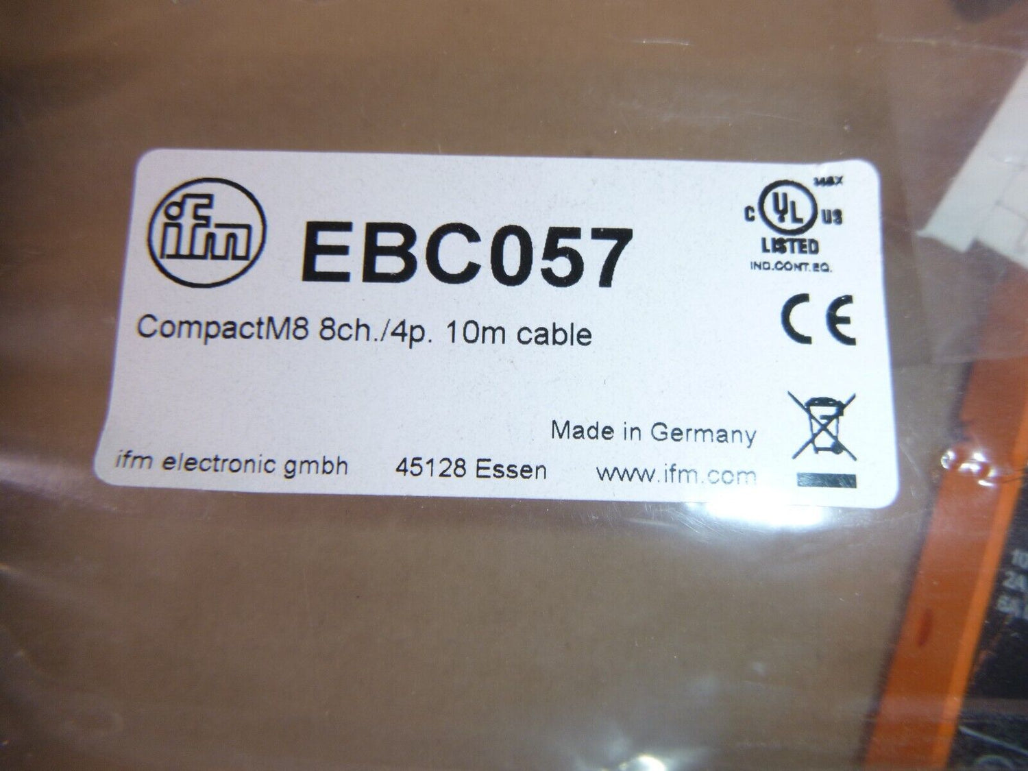 IFM EBC057 8-Port PNP Wiring Block | Electrical MRO Replacement Parts &amp; Components and Commercial Electrical Supplies Company