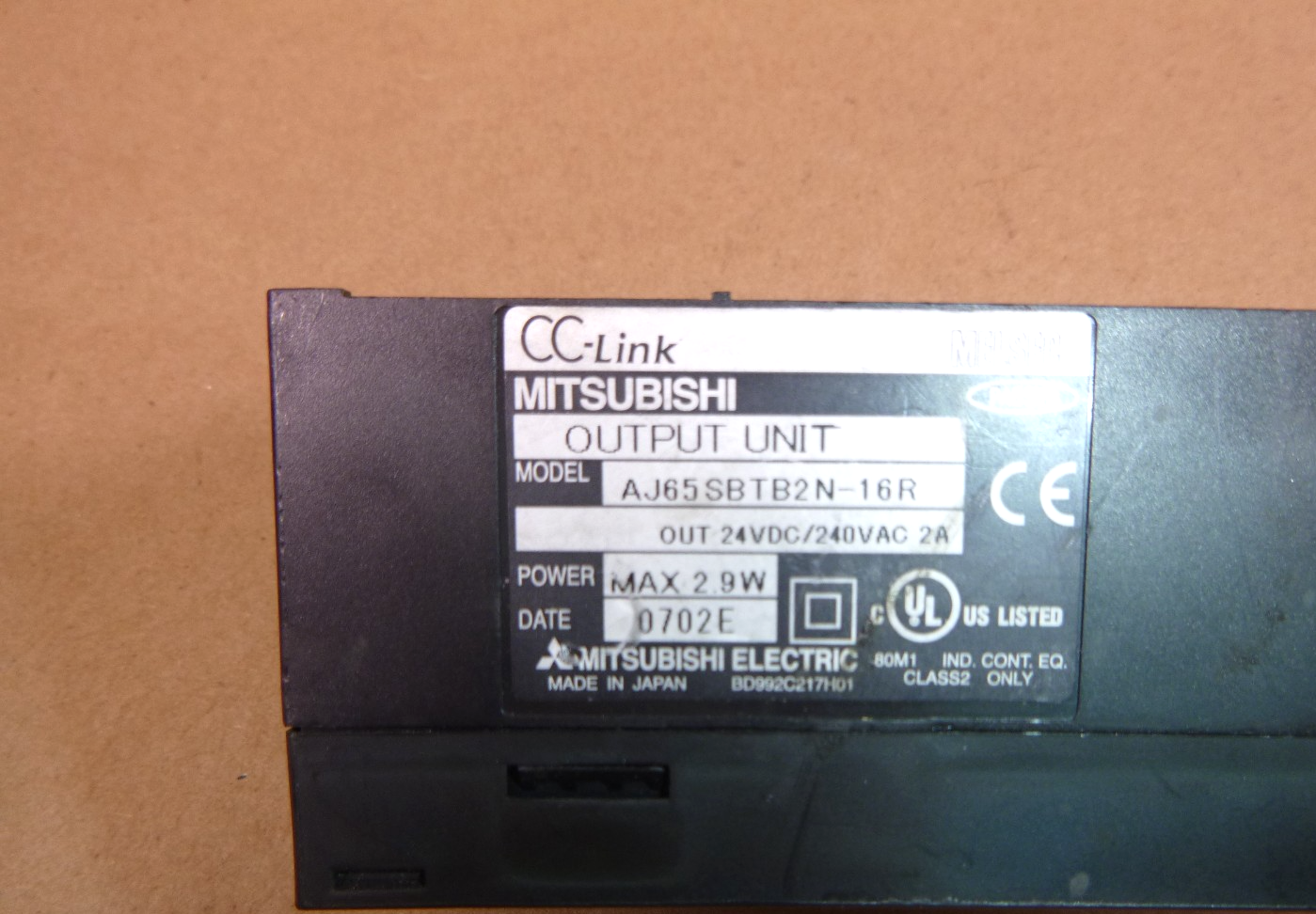 AJ65SBTB2N-16R Mitsubishi MELSEC-A series Output Module CC-Link | Electrical MRO Replacement Parts &amp; Components and Commercial Electrical Supplies Company