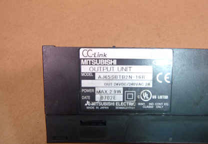AJ65SBTB2N-16R Mitsubishi MELSEC-A series Output Module CC-Link | Electrical MRO Replacement Parts &amp; Components and Commercial Electrical Supplies Company