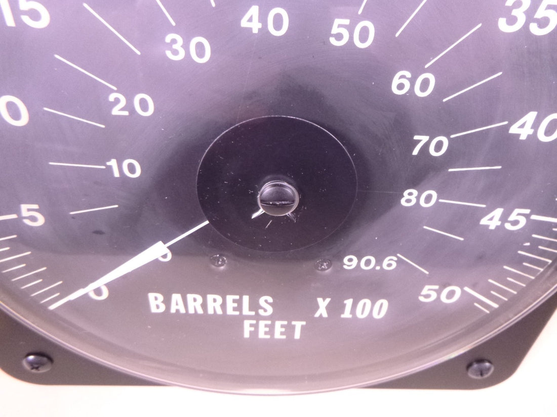 4981P1100-28F DB-16 Scale Meter 0-50 Feet, 0-90.6 Barrels x100 6625-01-302-0738