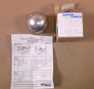 SPIRAX SARCO FTI-15 / FT-15 1/2", 3/4" & 1" Steam Trap Float Kit 2-1/2" Diameter | Industrial MRO Replacement Parts, Manufacturing Machine Parts & Components, Heavy Equipment Parts Supplier