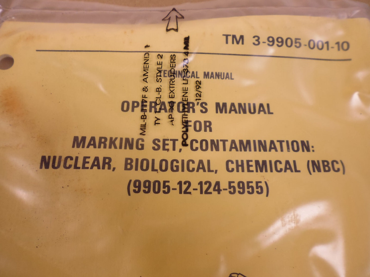121245955 Contamination Sign Marking Set NBC TL99050012 , 9905-12-124-5955 | Industrial MRO Tools and Replacement Industrial Equipment Components