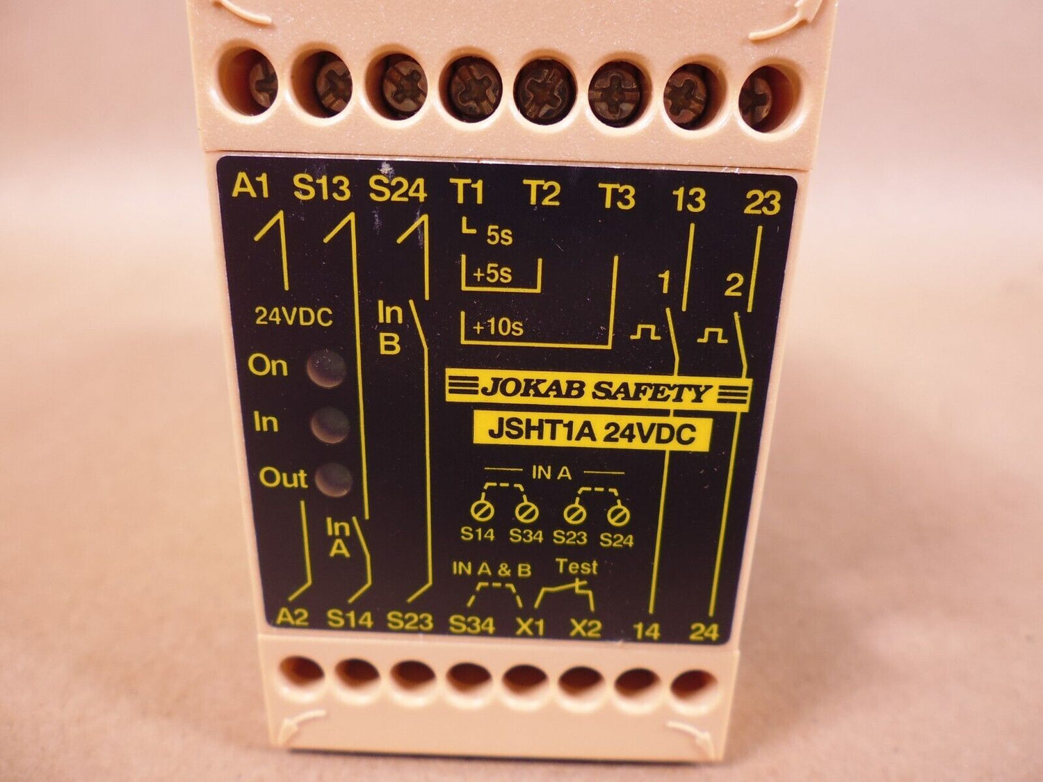 NEW Jokab Safety JSHT1A Safety Relay 24VDC | Electrical MRO Replacement Parts &amp; Components and Commercial Electrical Supplies Company