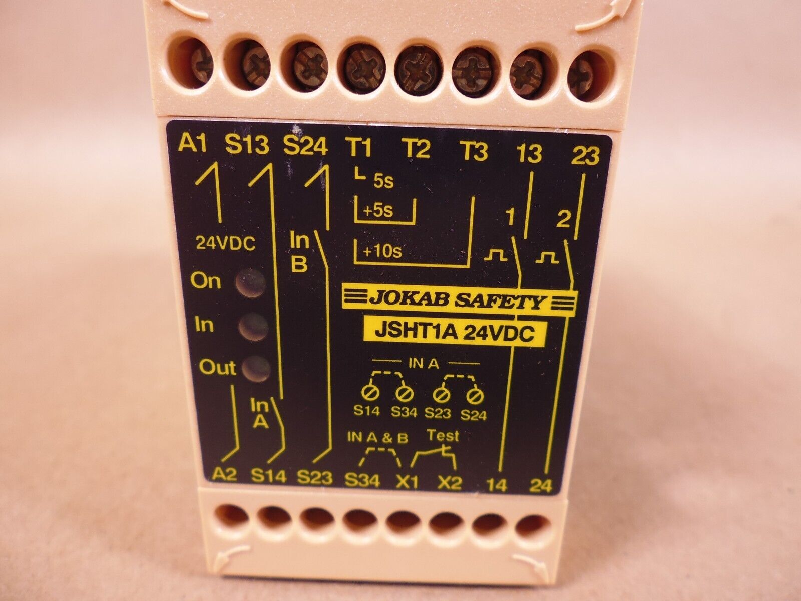 NEW Jokab Safety JSHT1A Safety Relay 24VDC | Electrical MRO Replacement Parts &amp; Components and Commercial Electrical Supplies Company