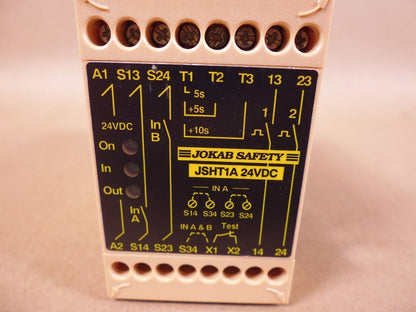 NEW Jokab Safety JSHT1A Safety Relay 24VDC | Electrical MRO Replacement Parts &amp; Components and Commercial Electrical Supplies Company