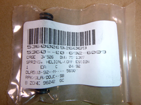 USGI M809 Ser Trucks Transfer Shift Mechanism Spring 7521387, 5360-00-692-6089 | Replacement Truck Parts, Trailer Accessories, Automobile Supplies, Car Parts & Accessories