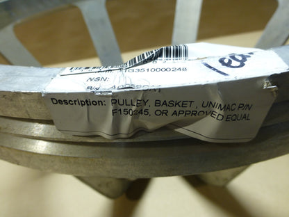 UNIMAC F150245 PULLEY BSKT FOR UF50 WASHER EXTRACTOR | Industrial MRO Replacement Parts, Manufacturing Machine Parts &amp; Components, Heavy Equipment Parts Supplier