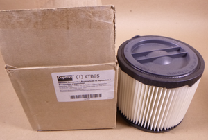 Dayton 4TB95 Vacuum Cartridge Filter Wet Dry Shop Vac Replacement | Industrial MRO Replacement Parts, Manufacturing Machine Parts & Components, Heavy Equipment Parts Supplier