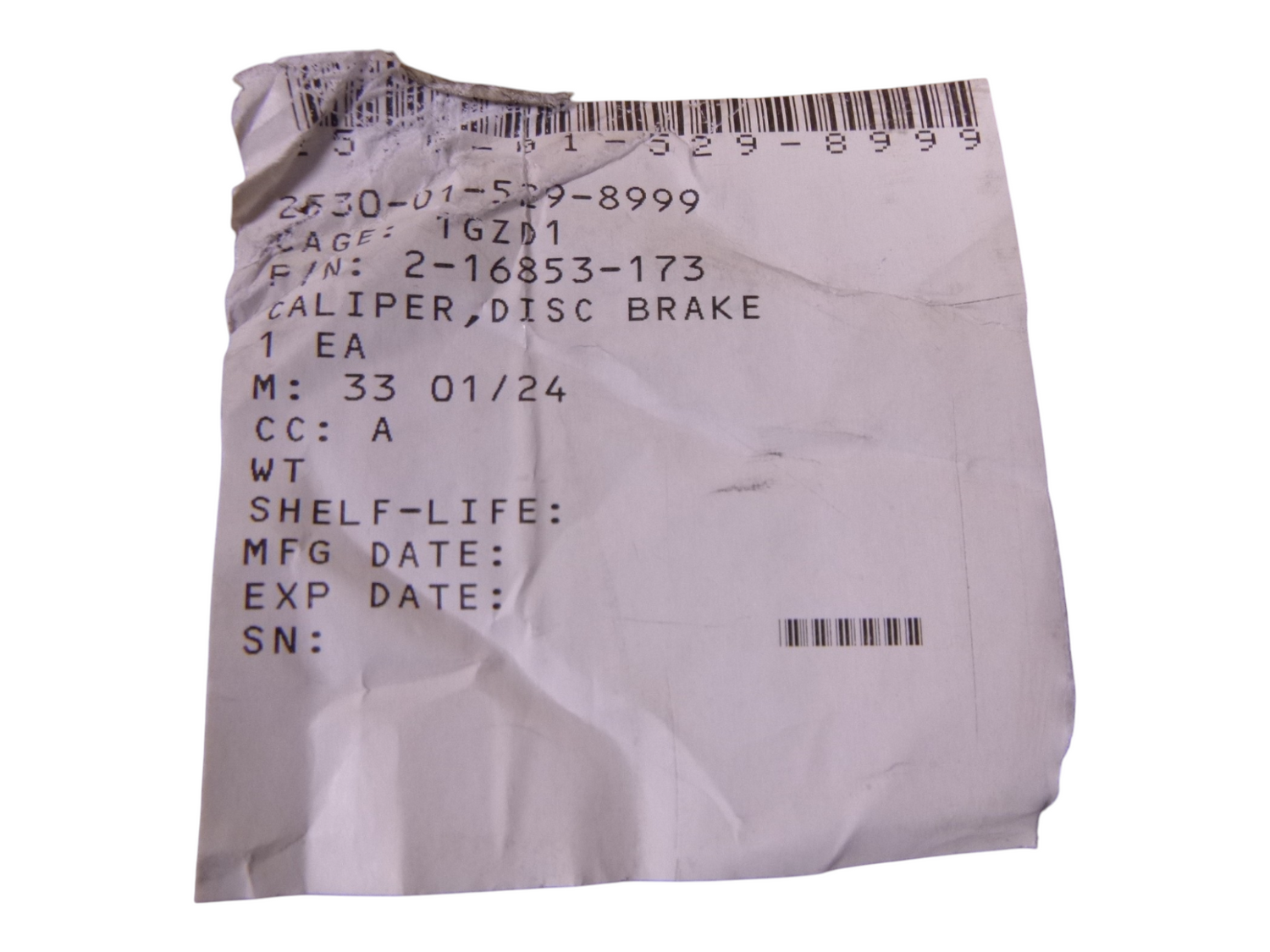 CP5320-2S4 Disc Brake Caliper 2-16853-173 , 2530-01-529-8999 | Replacement Truck Parts, Trailer Accessories, Automobile Supplies, Car Parts &amp; Accessories