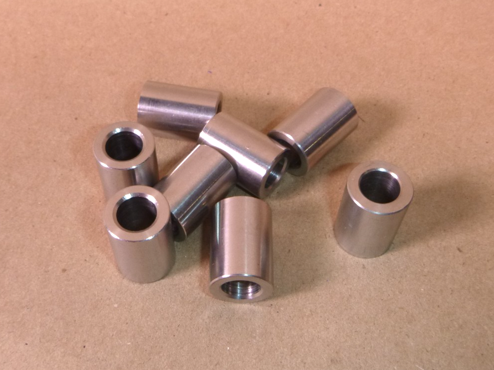 3/8" id x 5/8" od x 7/8" Tall Stainless Steel Standoff Spacer Bushing (8 Pcs) | Industrial Replacement Nuts &amp; Bolts Distributor and Machinery Screws &amp; Fasteners Supply