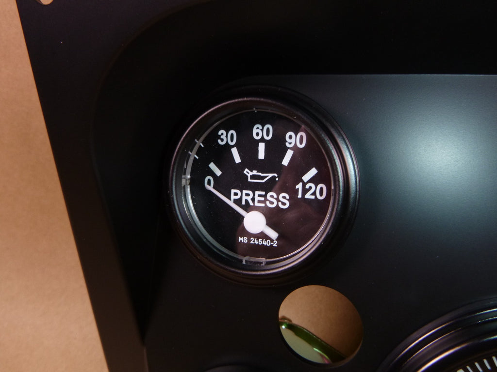 M998 Humvee Instrument Panel With 5 Gauge Set Black 12338466, 2540-01-185-6117 | Genuine HMMWV Replacement Parts and Military Surplus Humvee Parts & Accessories