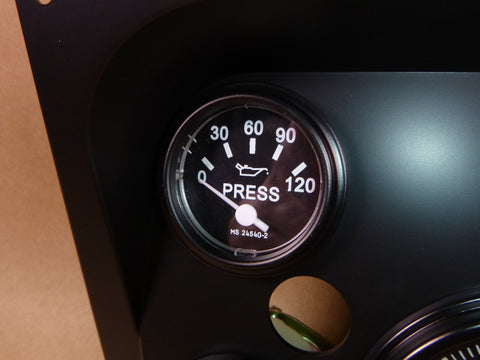 M998 Humvee Instrument Panel With 5 Gauge Set Black 12338466, 2540-01-185-6117 | Genuine HMMWV Replacement Parts and Military Surplus Humvee Parts & Accessories