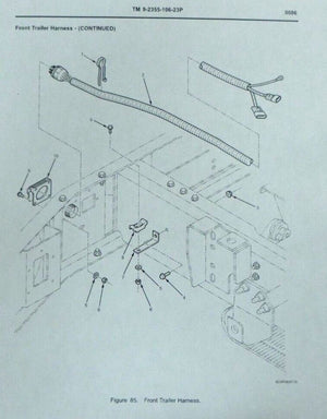 USGI MRAP Maxxpro M1224 Front Trailer Wiring Harness Navistar P/N 3673938C91