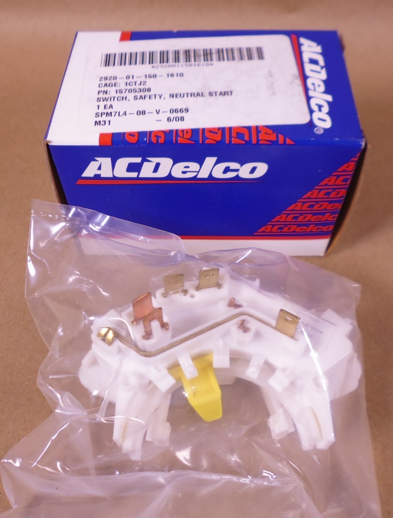 AC Delco D2286A Neutral Safety Switch For 1988 to 95 Chevy GMC C K GM 15705308 | Replacement Truck Parts, Trailer Accessories, Automobile Supplies, Car Parts & Accessories