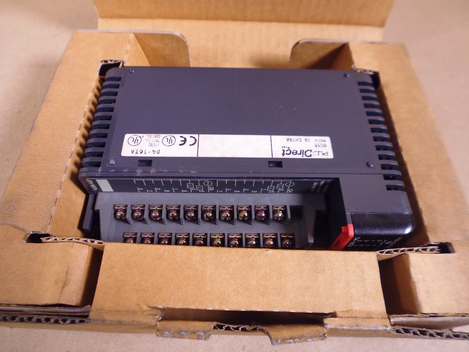 PLC Direct By Koyo D4-16TA Relay Output Module *Missing Cover* | Electrical MRO Replacement Parts &amp; Components and Commercial Electrical Supplies Company