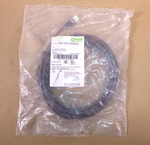 MURR 7000-12221-6240500 M12 Female With Cable, Pur 4X0.34 Bk Ul/Csa 5 Meter Long