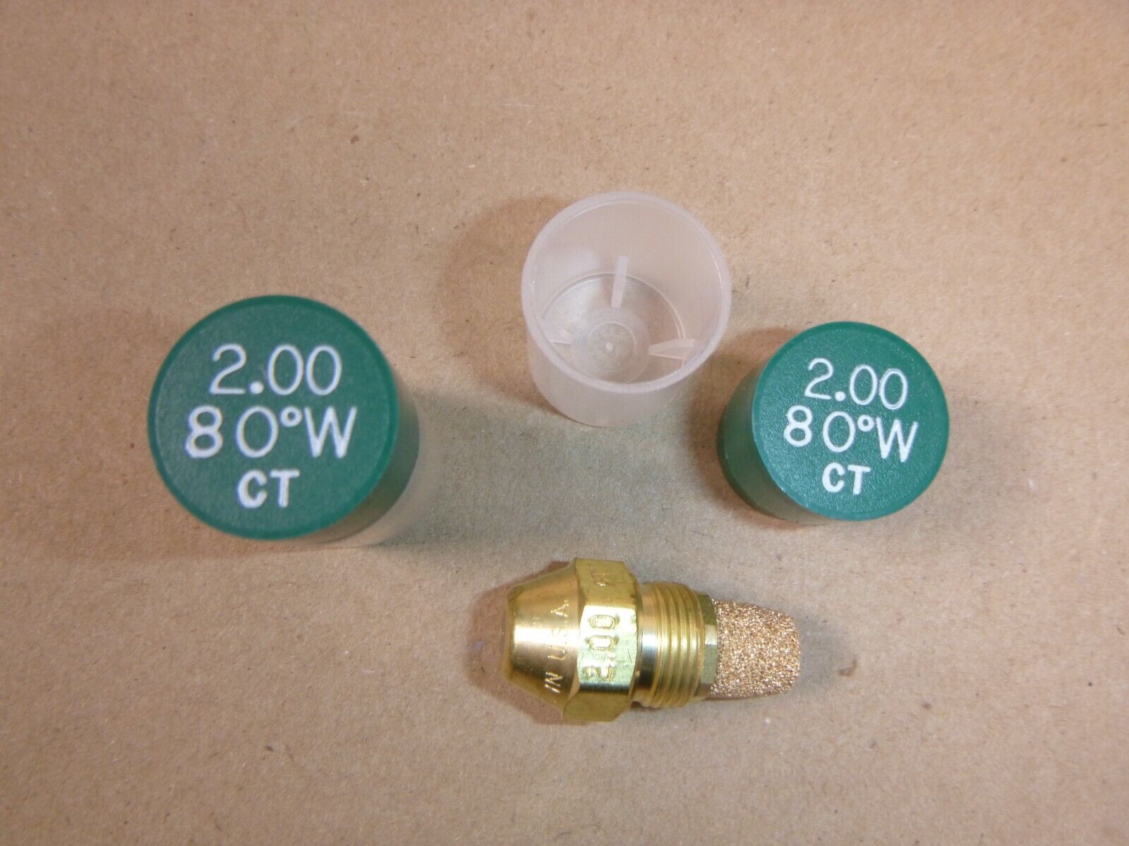 (Lot of 2) Delavan Oil Burner Nozzle 2.00-80W , 2 .00 GPH 80 Degree, Made in USA | Industrial MRO Replacement Parts, Manufacturing Machine Parts &amp; Components, Heavy Equipment Parts Supplier