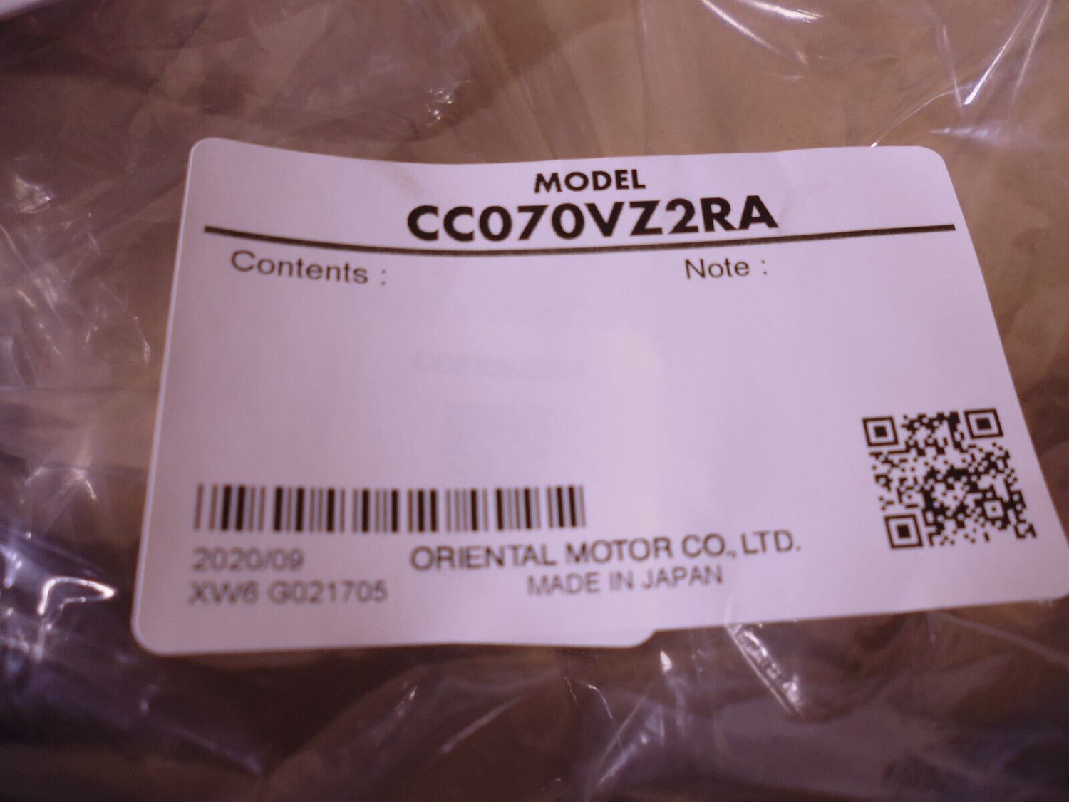 NEW Oriental Motor CC070VZ2RA Motor Cable for AZ Series Multi-Axis Controller 7M | Electrical MRO Replacement Parts &amp; Components and Commercial Electrical Supplies Company