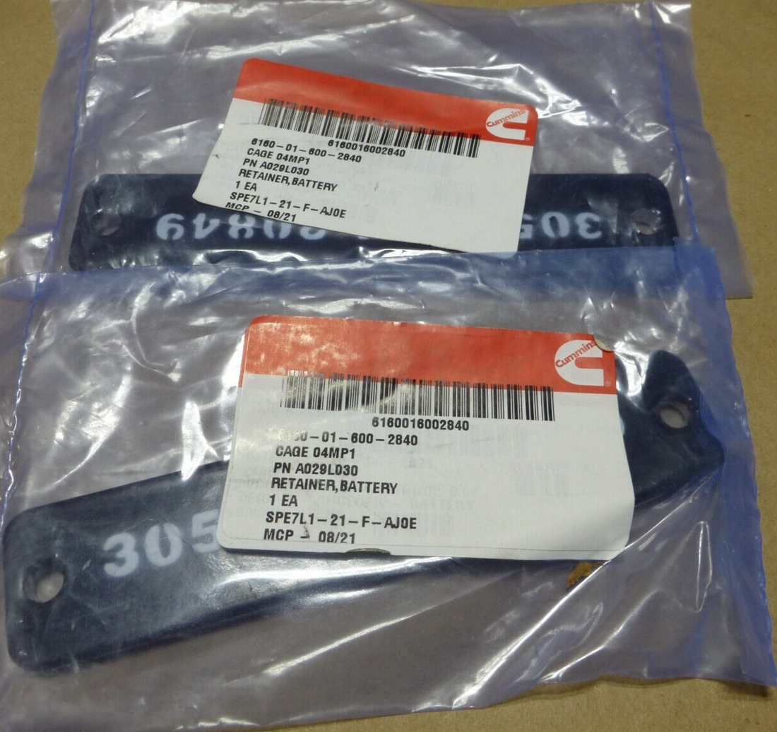 2x Cummins A029L030 Battery Holder For MEP-1060 Generator , 6160-01-600-2840 | Genuine MEP Generator Replacement Parts and Military Surplus Generator Parts
