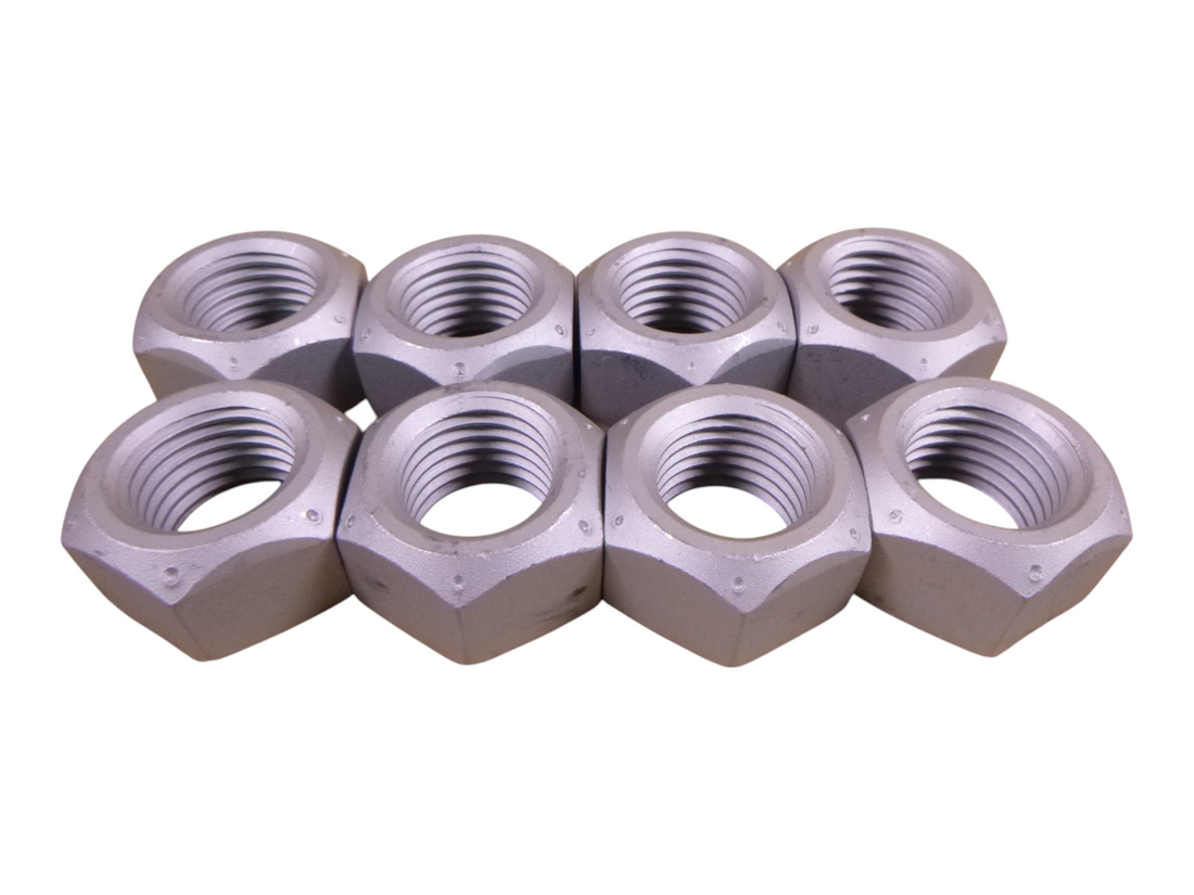 (8) 1-1/4”-7 Hex Nut Steel Plain Regular 1 1/4-7 1.25” HEX NUT , Grade 8 | Industrial Replacement Nuts &amp; Bolts Distributor and Machinery Screws &amp; Fasteners Supply