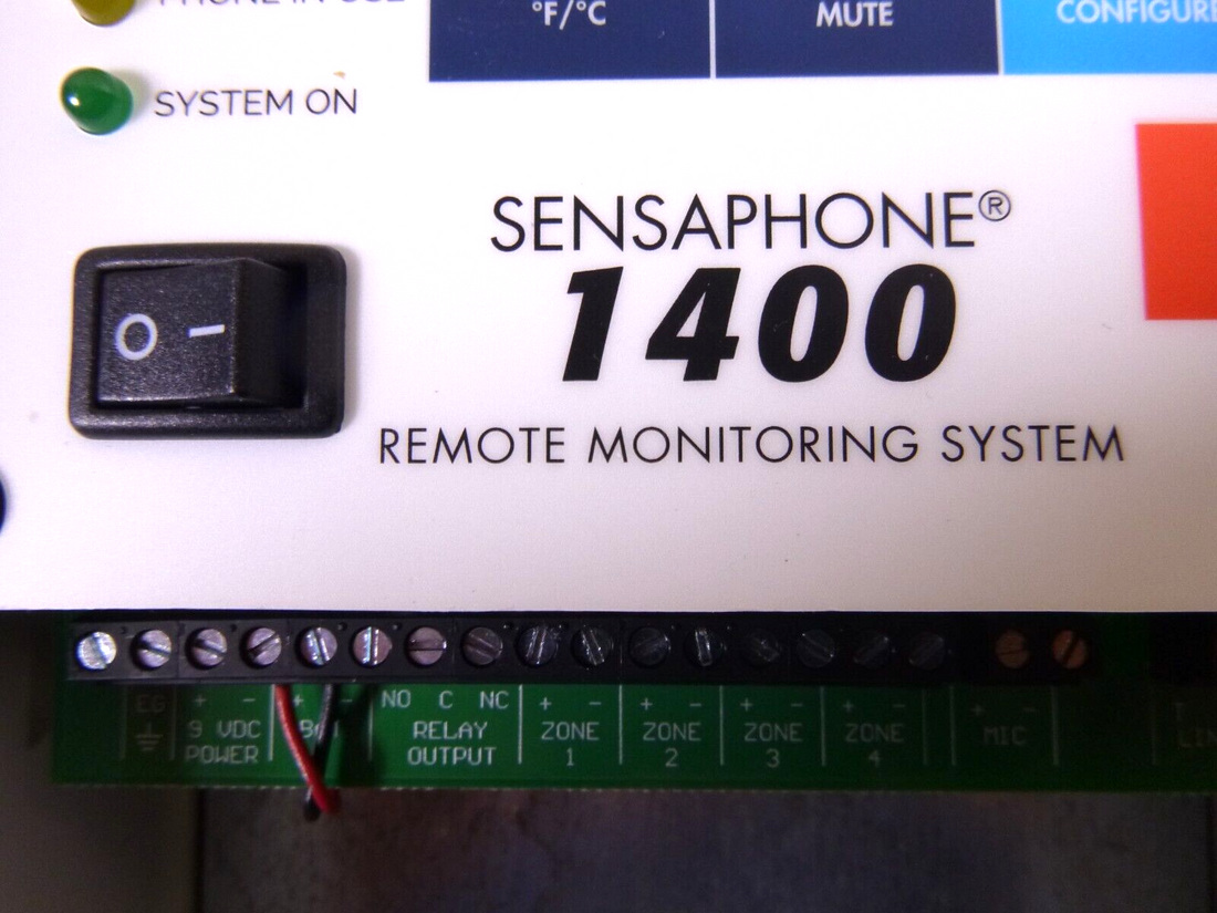 Sensaphone 1400 Remote Monitoring System W/ Enclosure | Industrial MRO Replacement Parts, Manufacturing Machine Parts &amp; Components, Heavy Equipment Parts Supplier