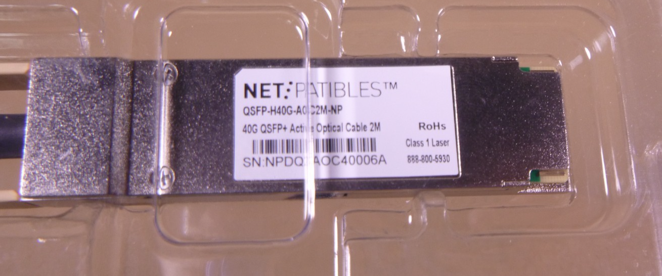 Replacement QSFP-H40G-AOC2M - 40GBASE Active Optical 2M QSFP+ to QSFP+ 850nm | Electrical MRO Replacement Parts &amp; Components and Commercial Electrical Supplies Company