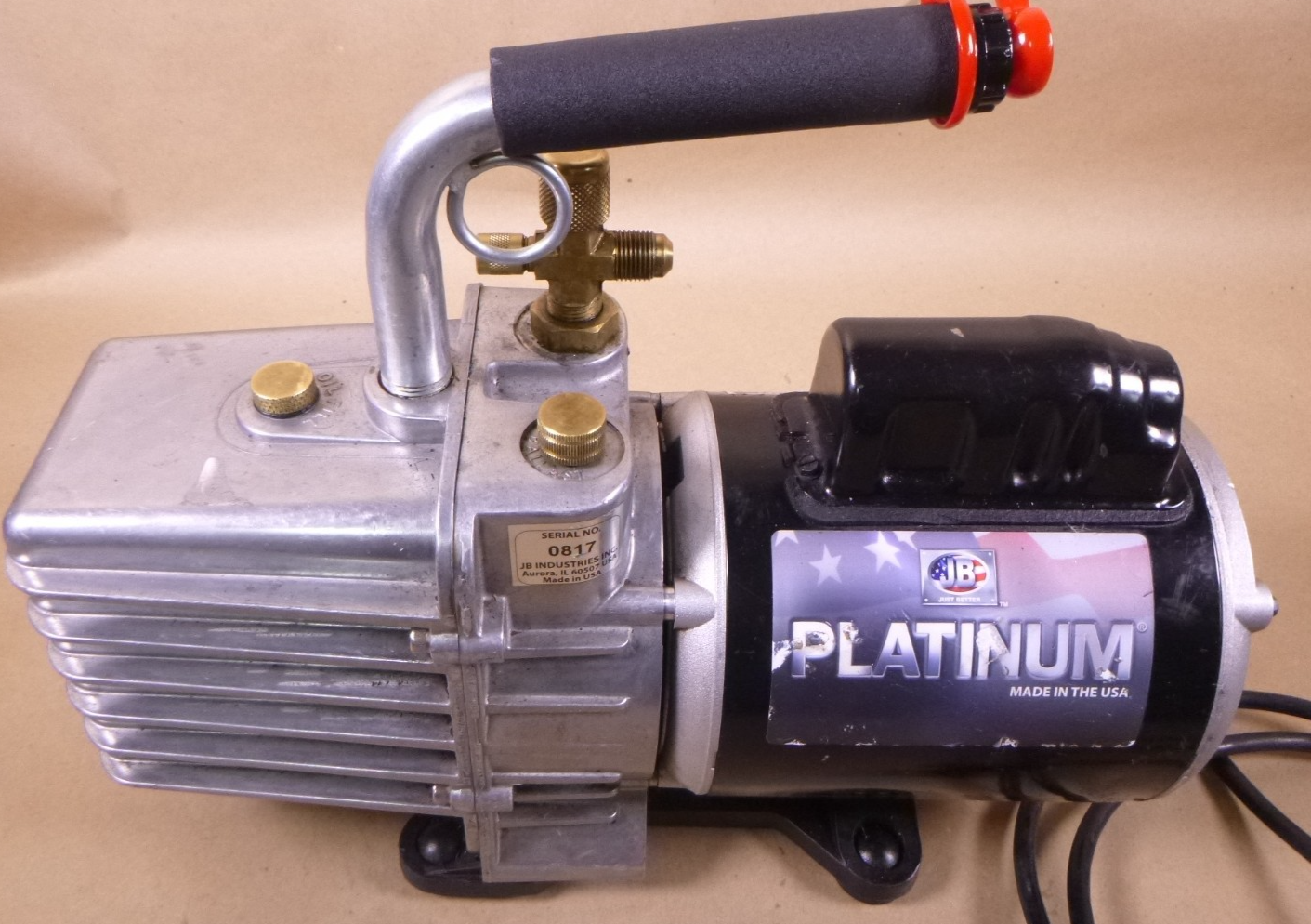 USED JB Industries DV-285N Platinum 10 CFM Vacuum Pump | Industrial Electric Motors, Pumps &amp; Parts